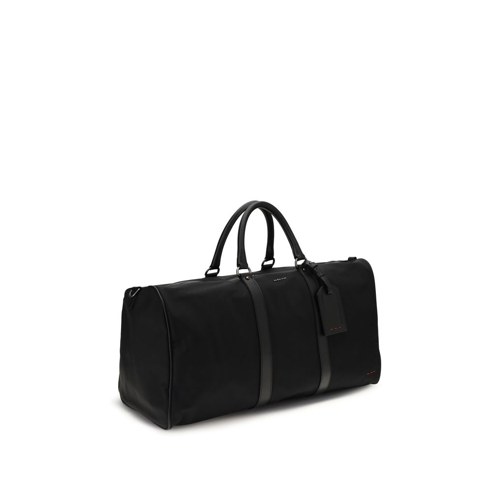 Kiton Black Nylon Luggage And Travel