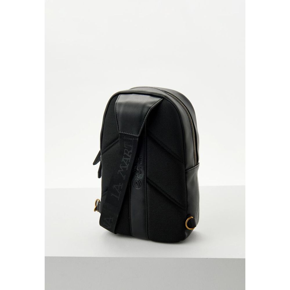 La Martina Black Polyethylene Crossbody Bag