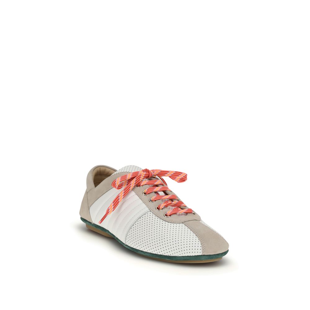 Valentino Garavani Multicolor Suede Leather Low Top Sneakers