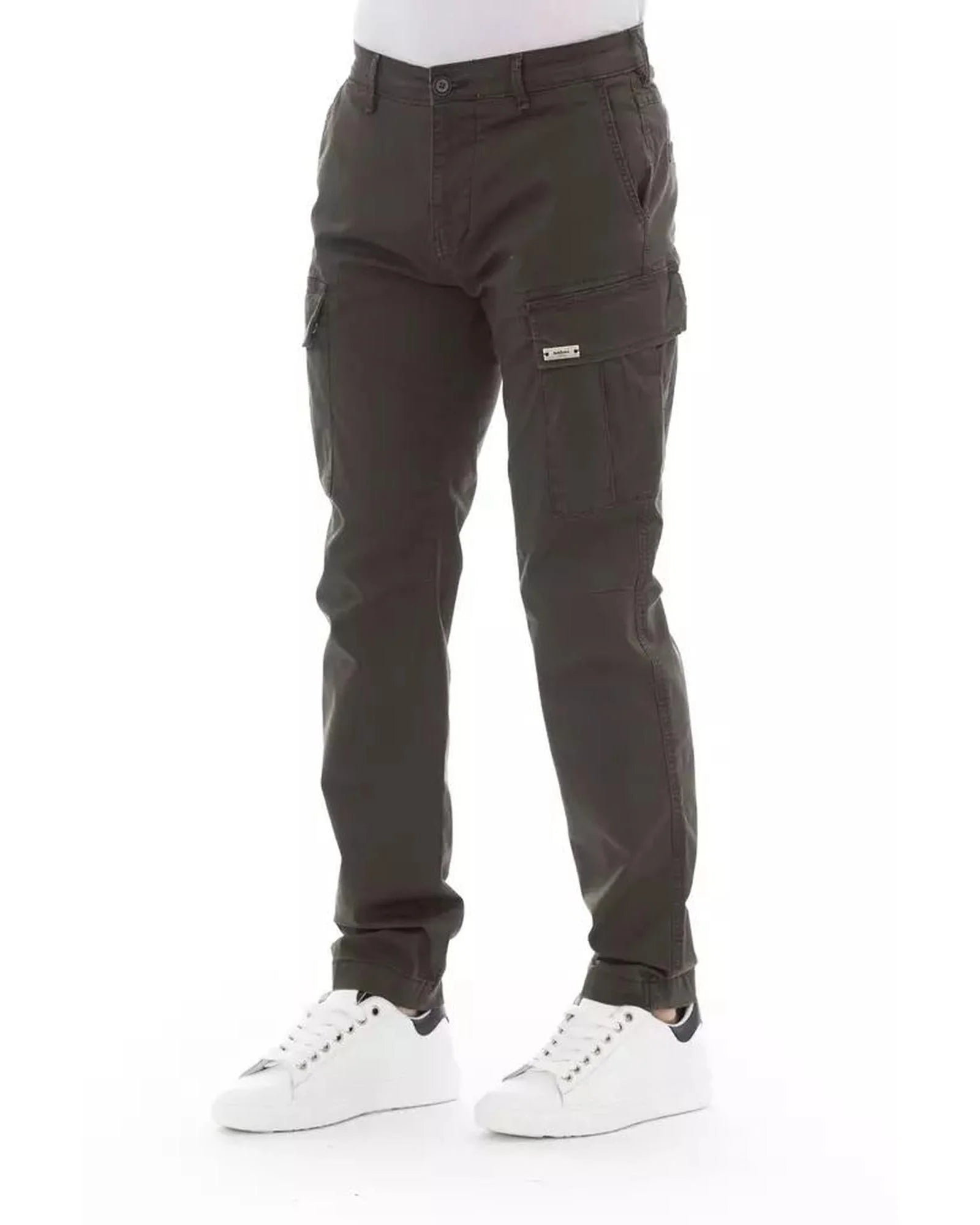 Baldinini Trend Army Cotton Cargo Pants
