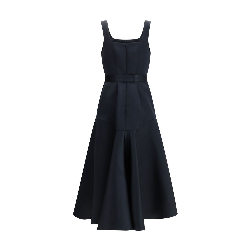 P.A.R.O.S.H. Blue Polyester Casual Dress