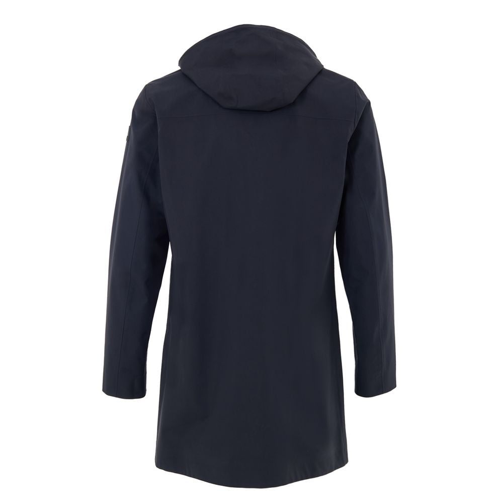 Moose Knuckles Black Nylon Trench Coat