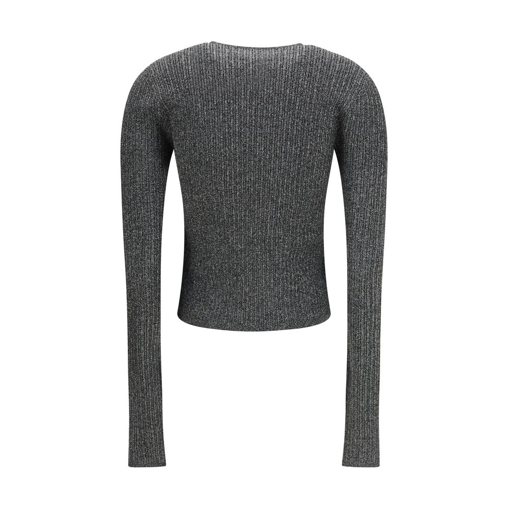 Amiri Black Viscose Cardigan