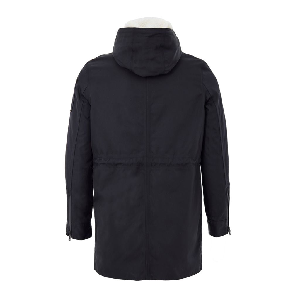 Moose Knuckles Blue Nylon Parka