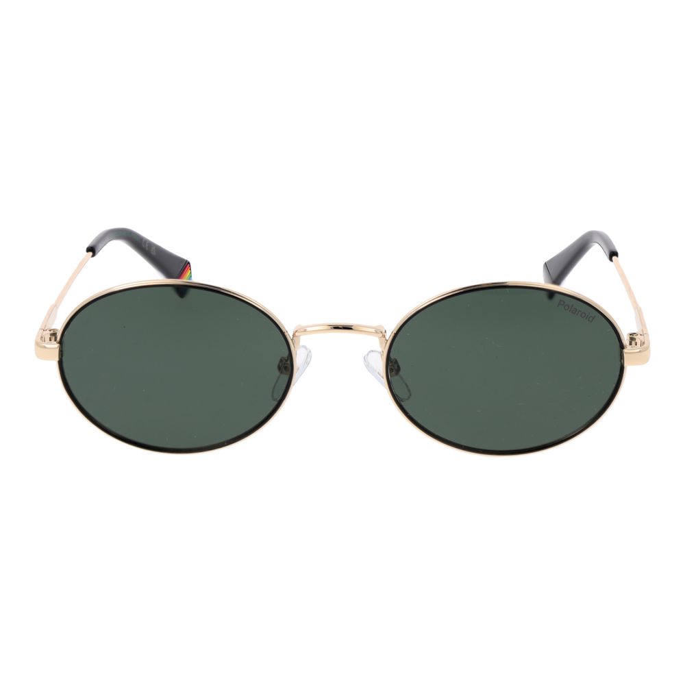 Polaroid Gold Metal Sunglasses