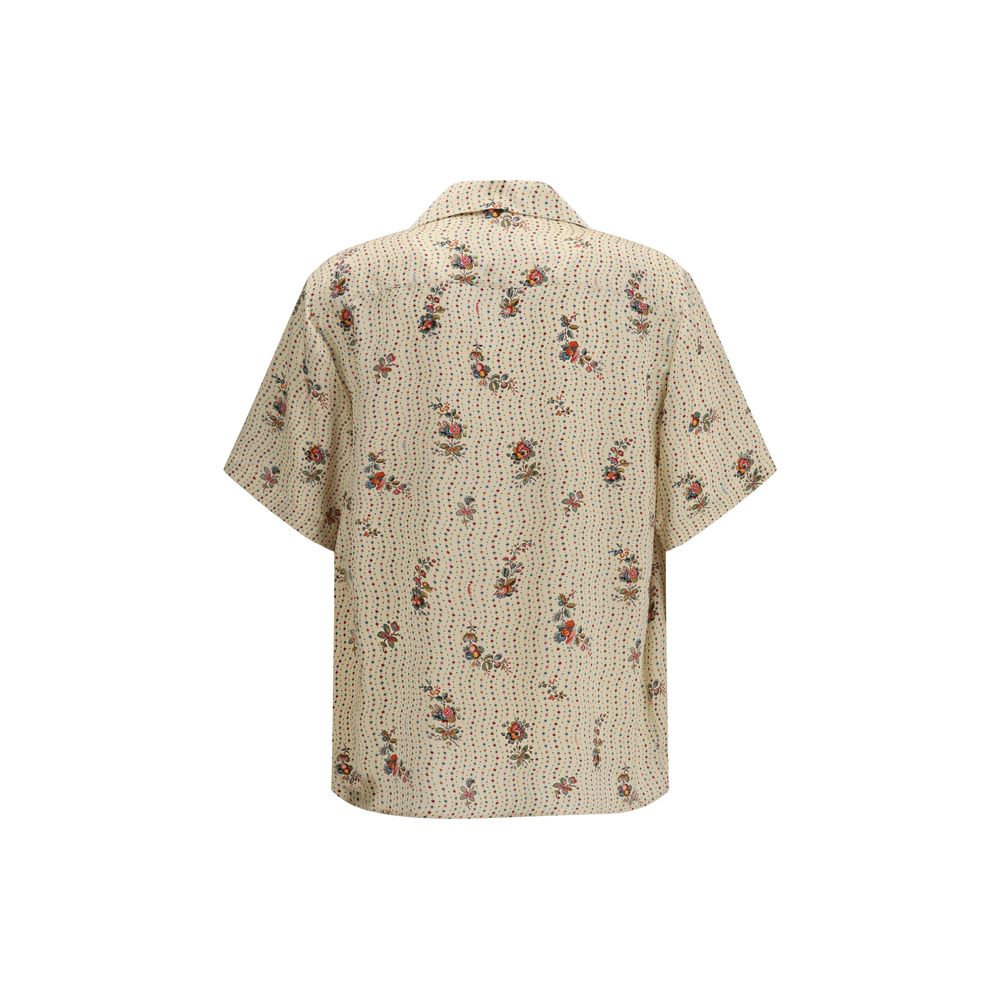 Valentino Multicolor Silk Pattern Shirt