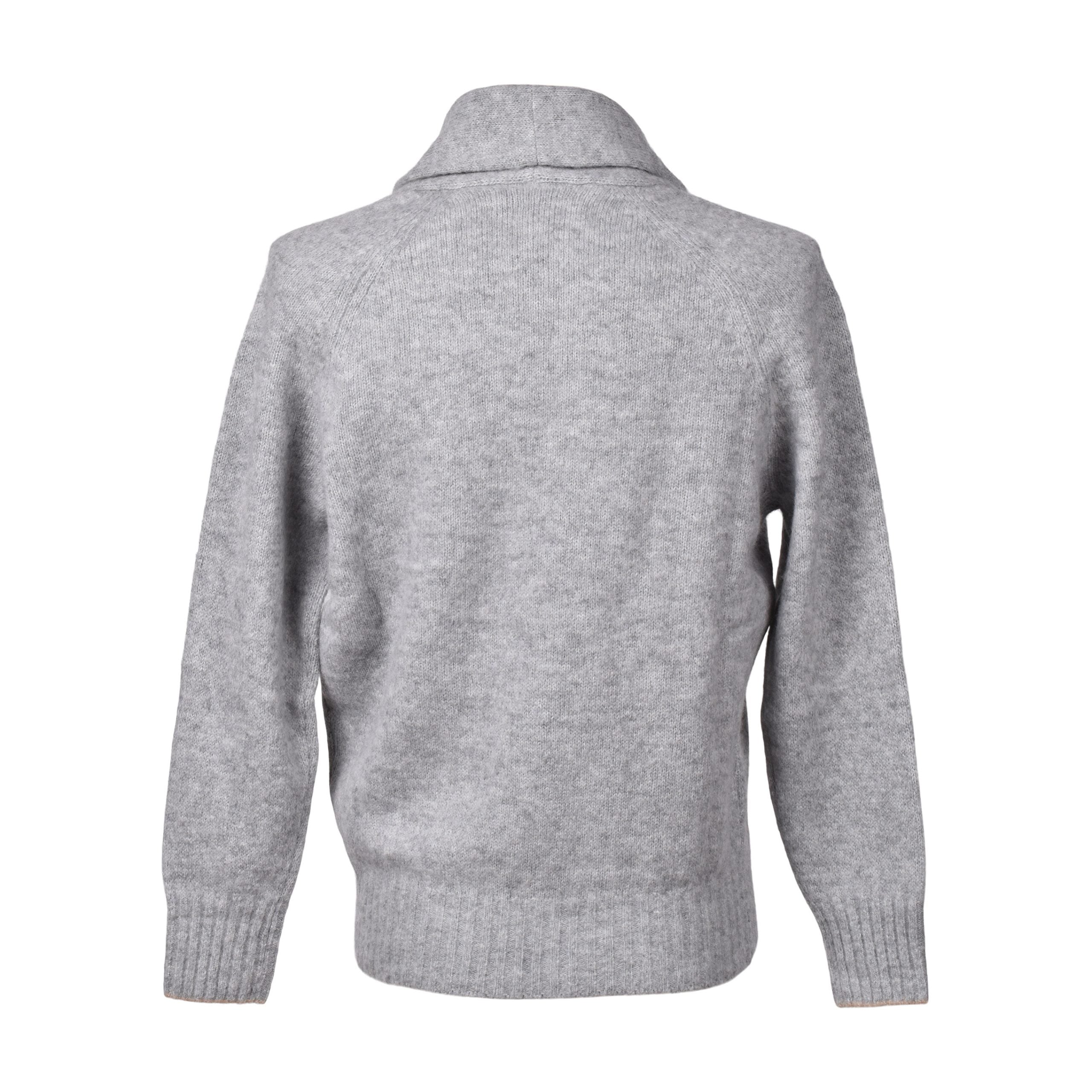 Brunello Cucinelli Bicolor Polyamide Cardigan