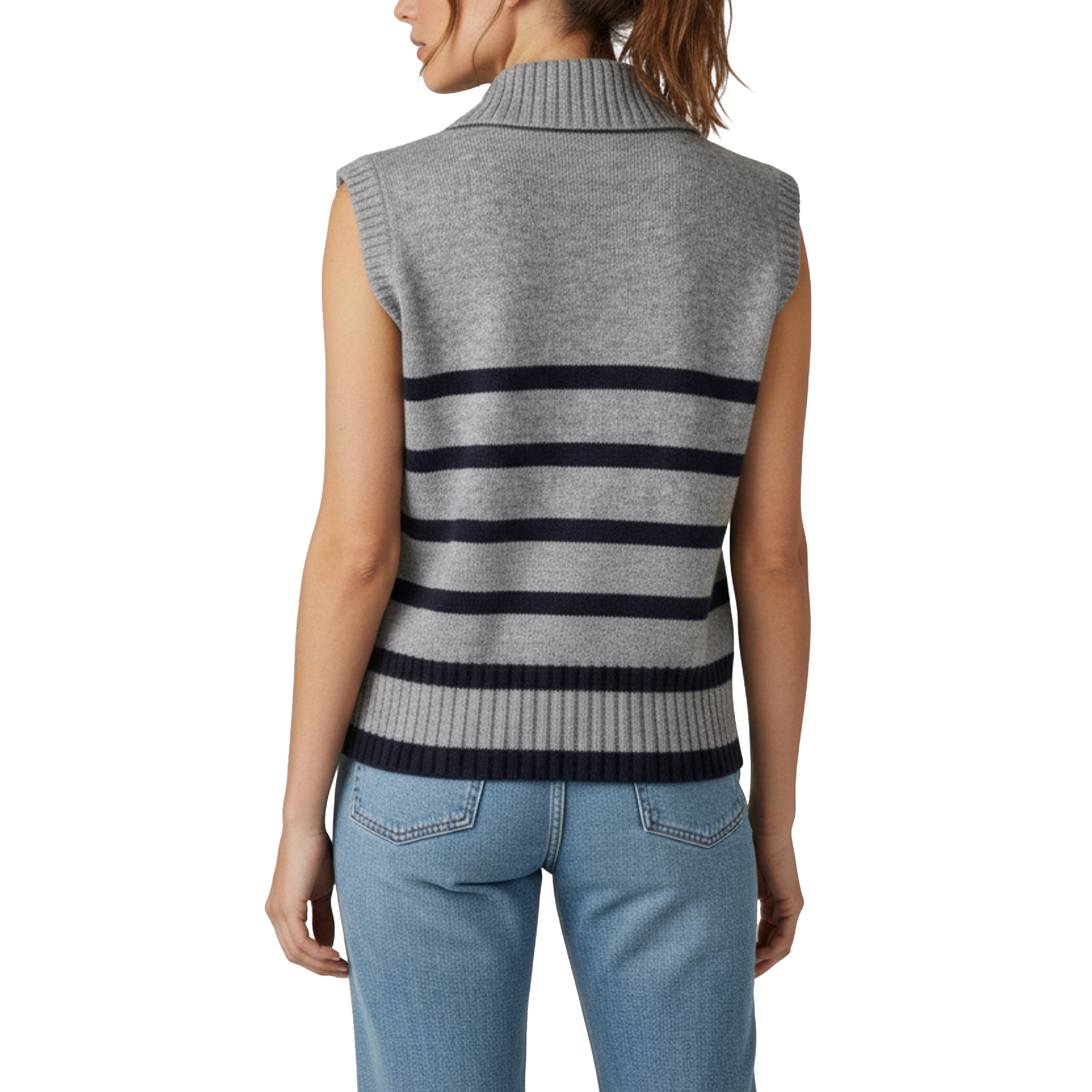 Brunello Cucinelli Gray Cashmere Sweater