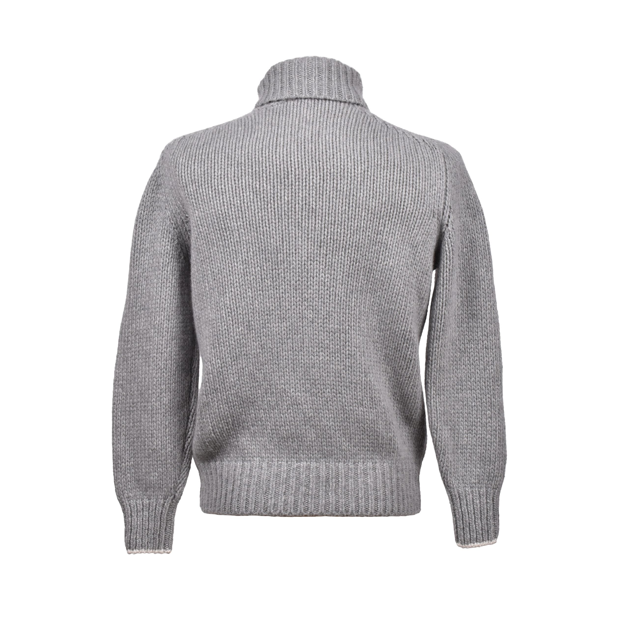 Brunello Cucinelli Gray Cashmere Sweater
