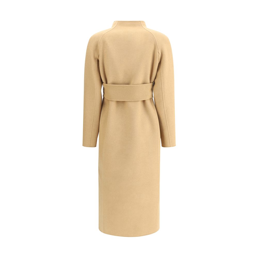 Khaite Beige Wool Coat