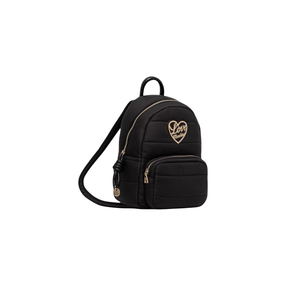Love Moschino Black Nylon Backpack
