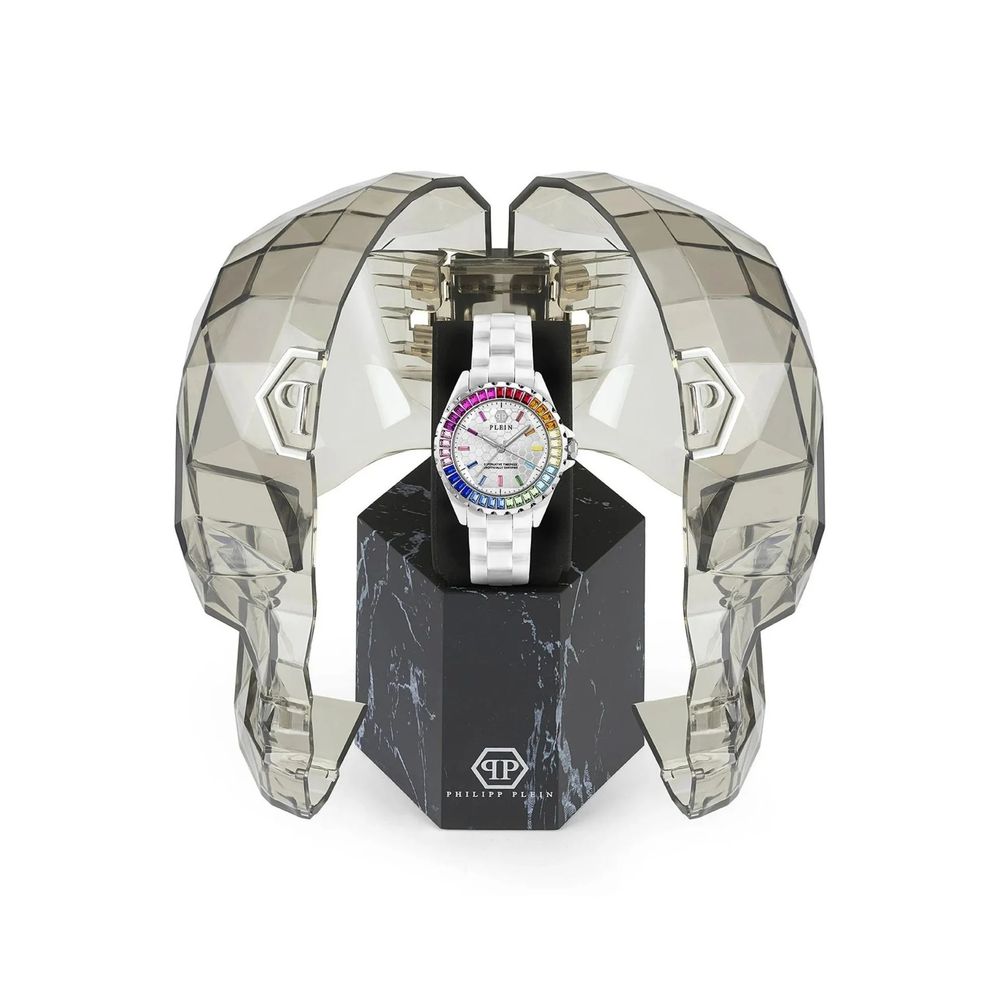 Philipp Plein White Ceramic Dress Watch