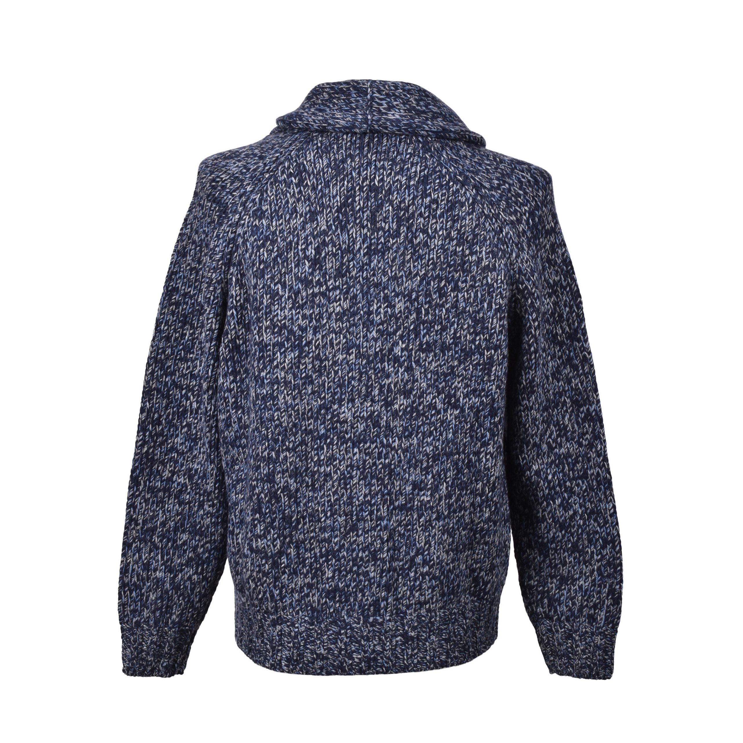 Brunello Cucinelli Blue Wool Cardigan