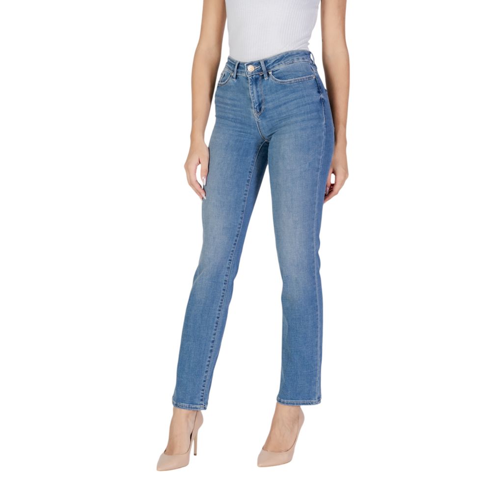 Vero Moda Light Blue Cotton Mom Jeans