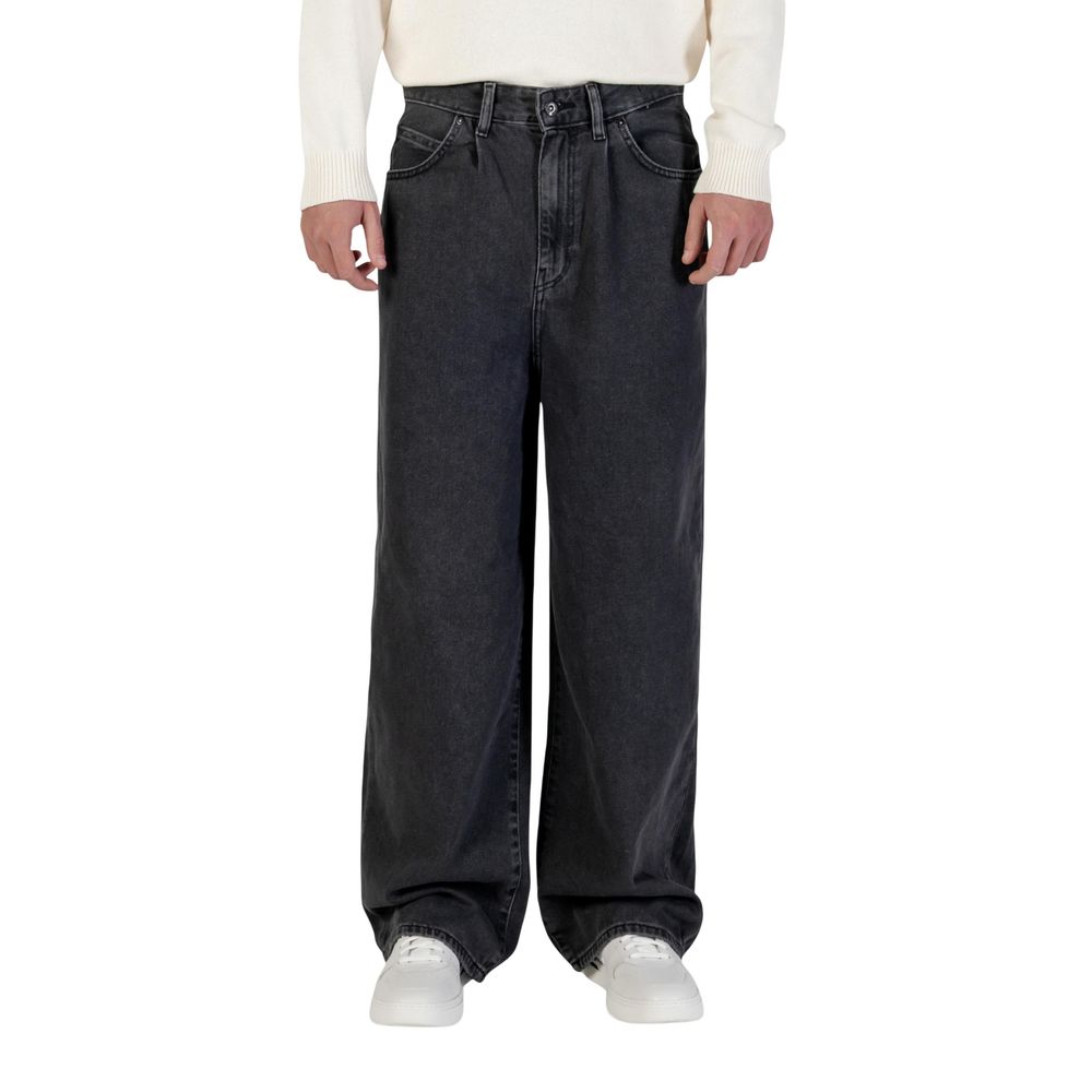 Only & Sons Black Cotton Relaxed Fit Jeans