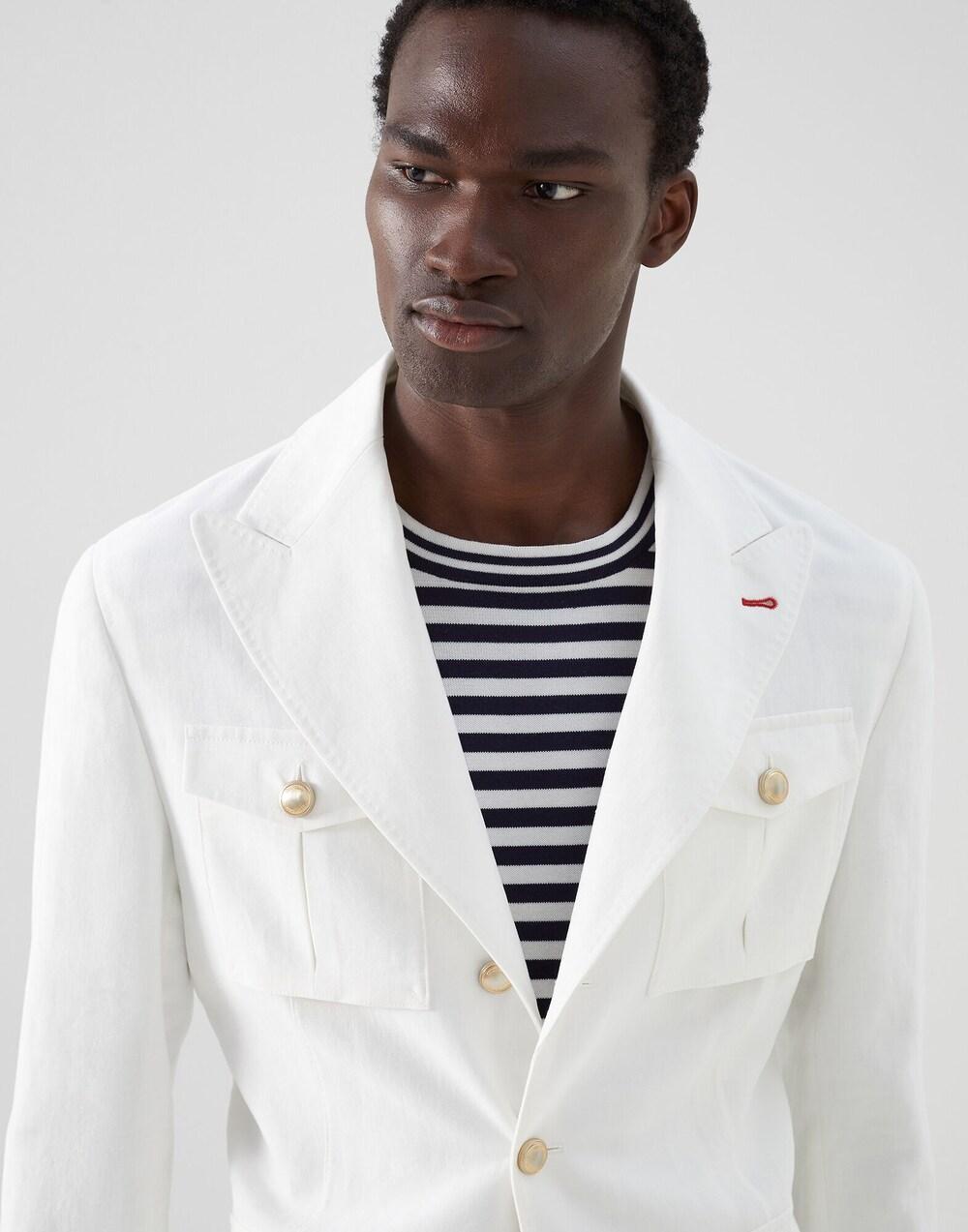 Brunello Cucinelli Beige Linen Clothing