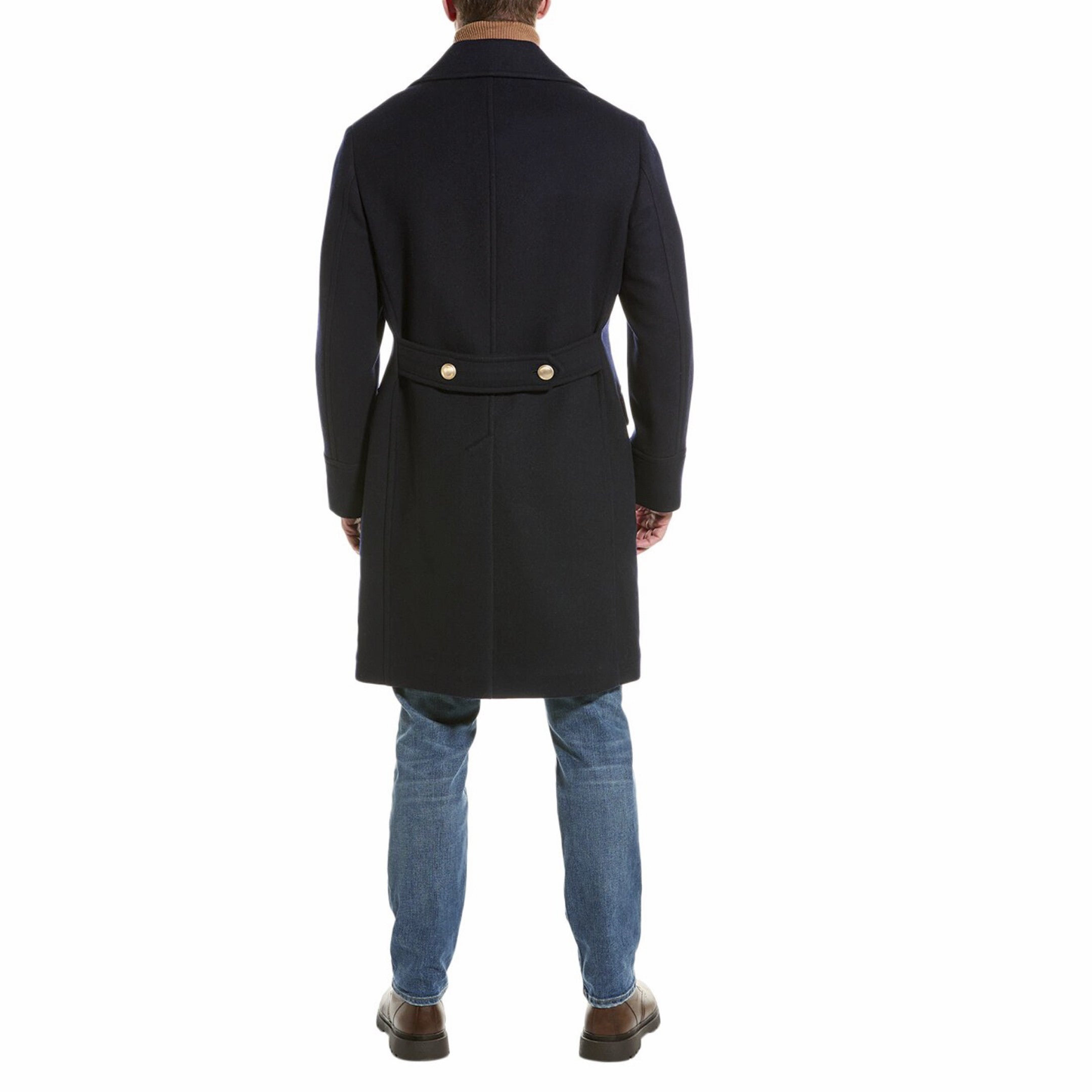 Brunello Cucinelli Blue Wool Coat