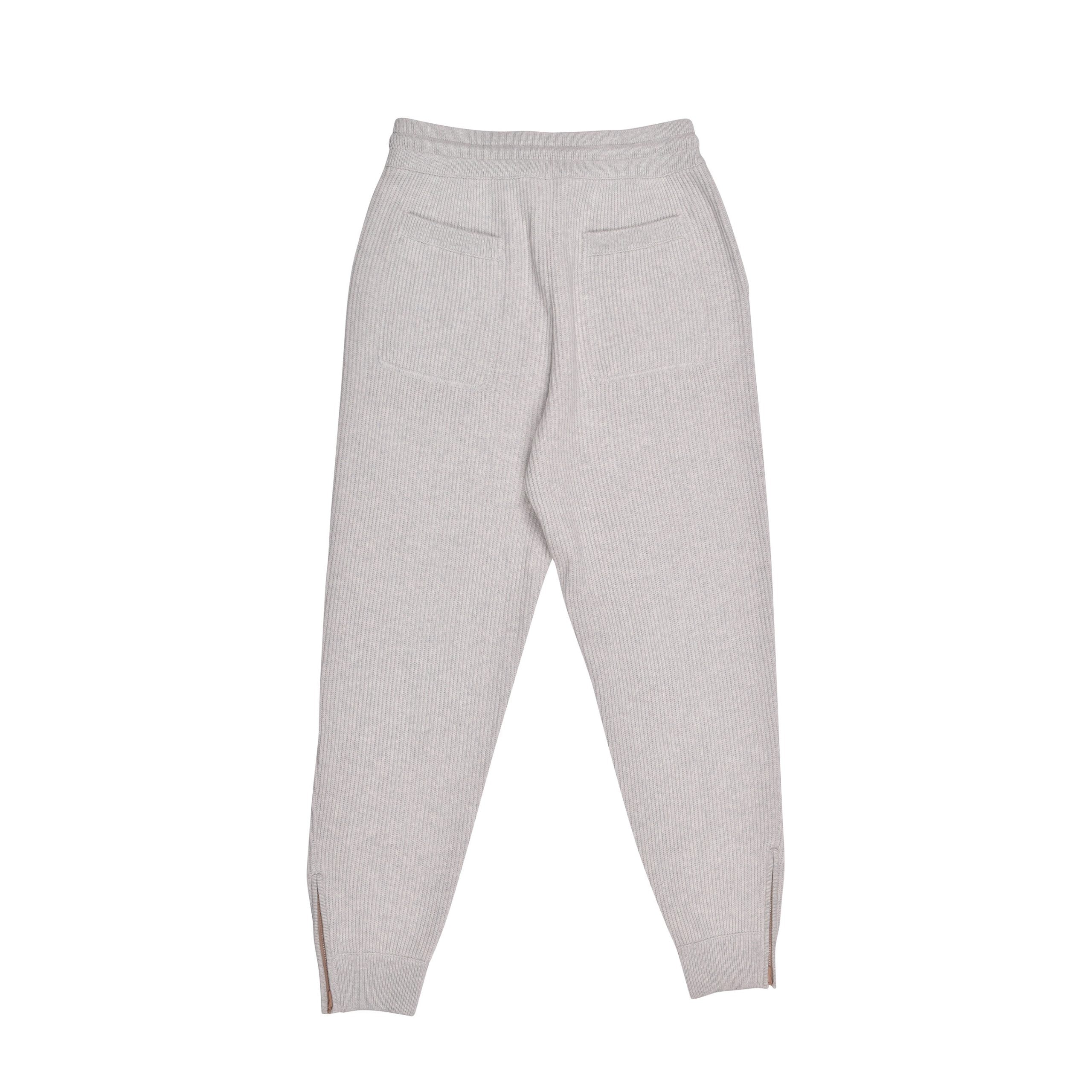 Brunello Cucinelli Gray Cashmere Joggers (Workout Pants)
