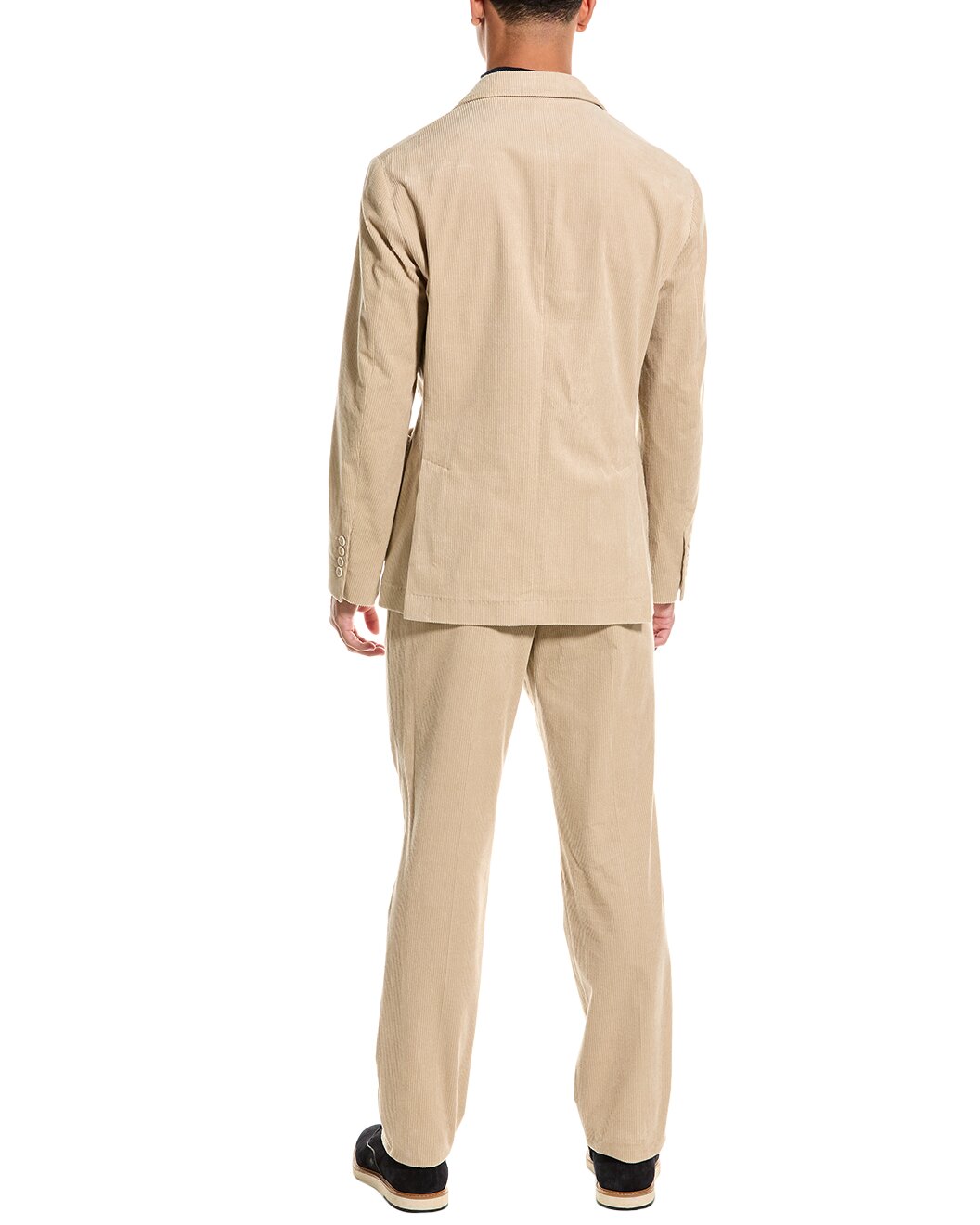Brunello Cucinelli Beige Cotton Two-Piece Suit