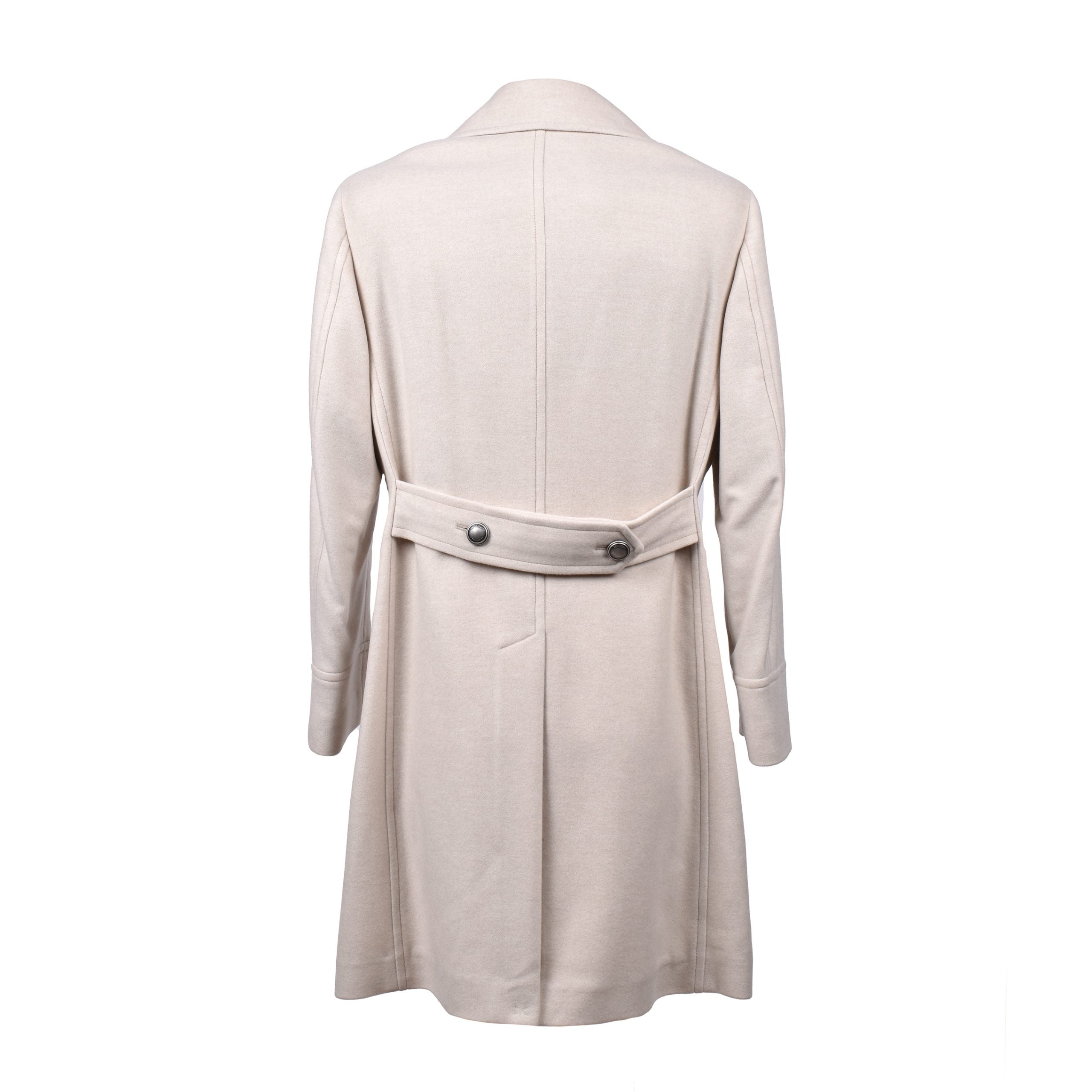 Brunello Cucinelli Beige Cashmere Coat