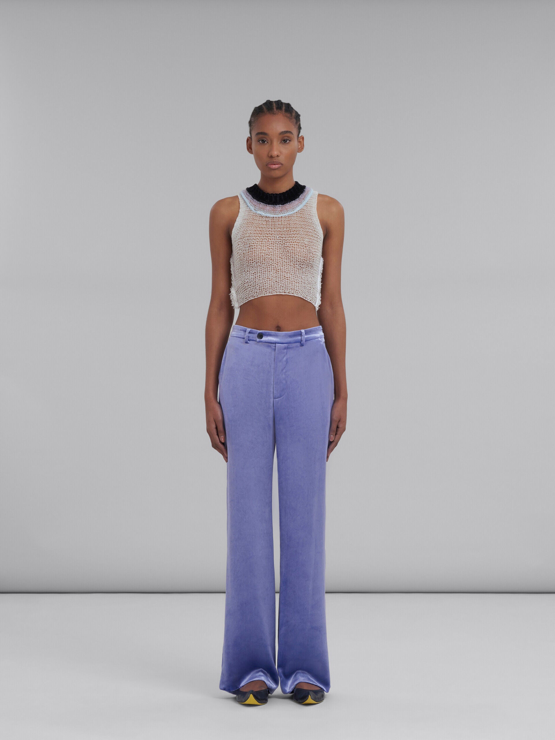 Marni Purple Fibres Casual Pants
