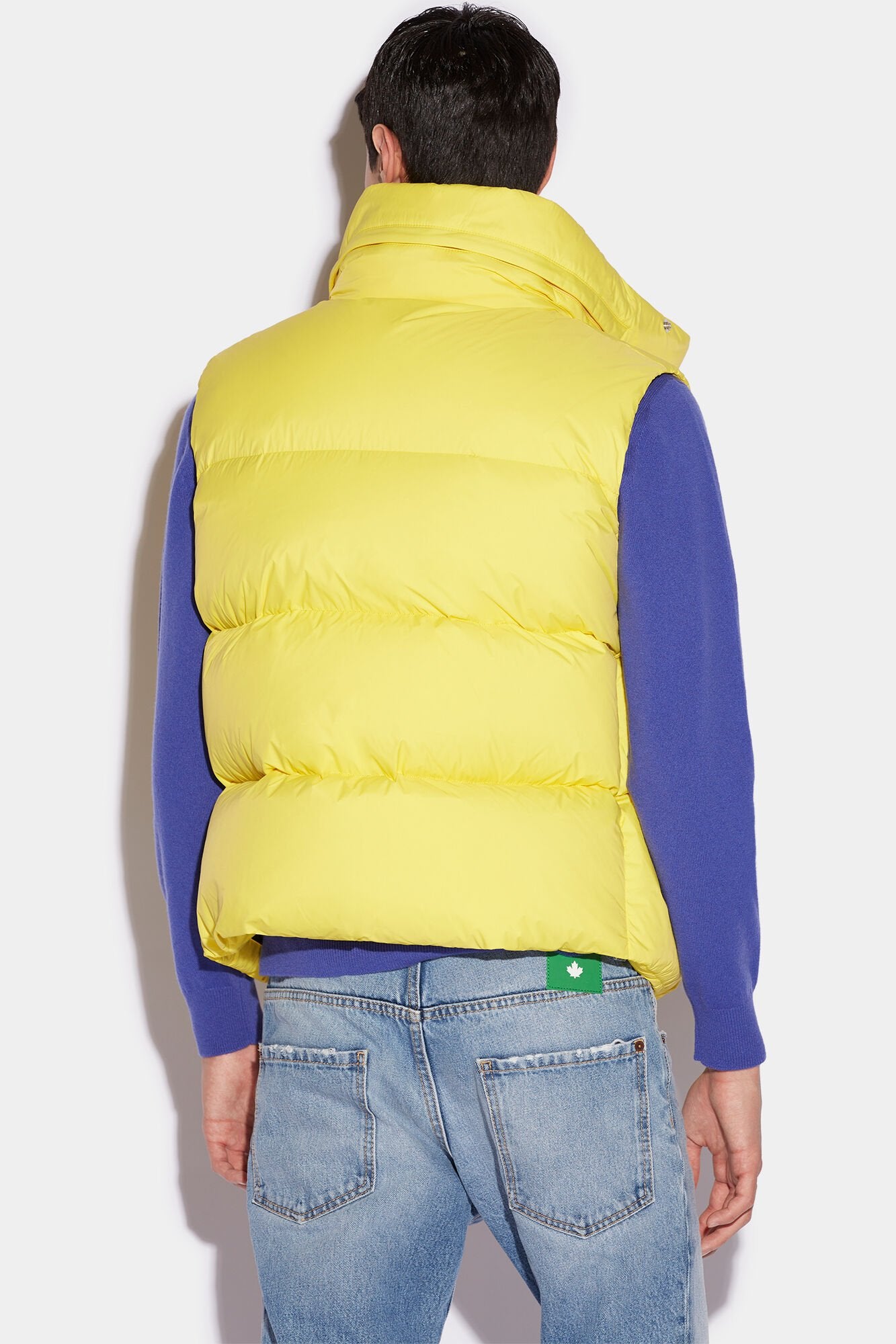 Dsquared² Yellow Fibres Sleveless Jacket