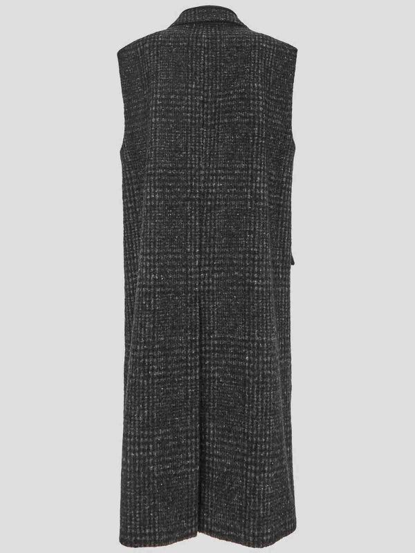 Brunello Cucinelli Gray Wool Coat