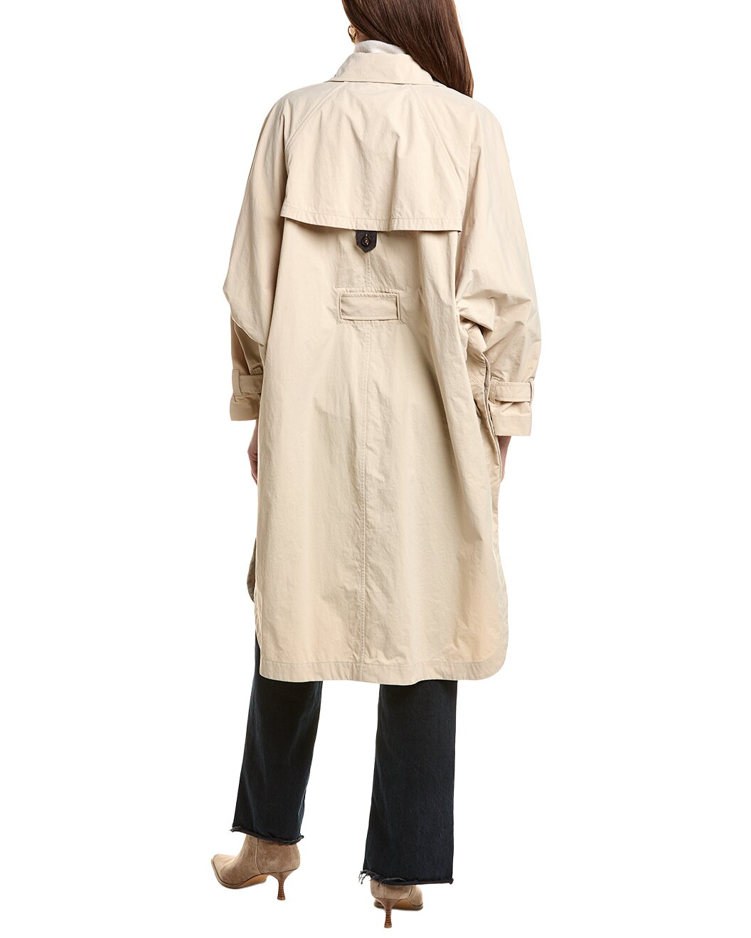 Brunello Cucinelli Beige Polyamide Trench Coat