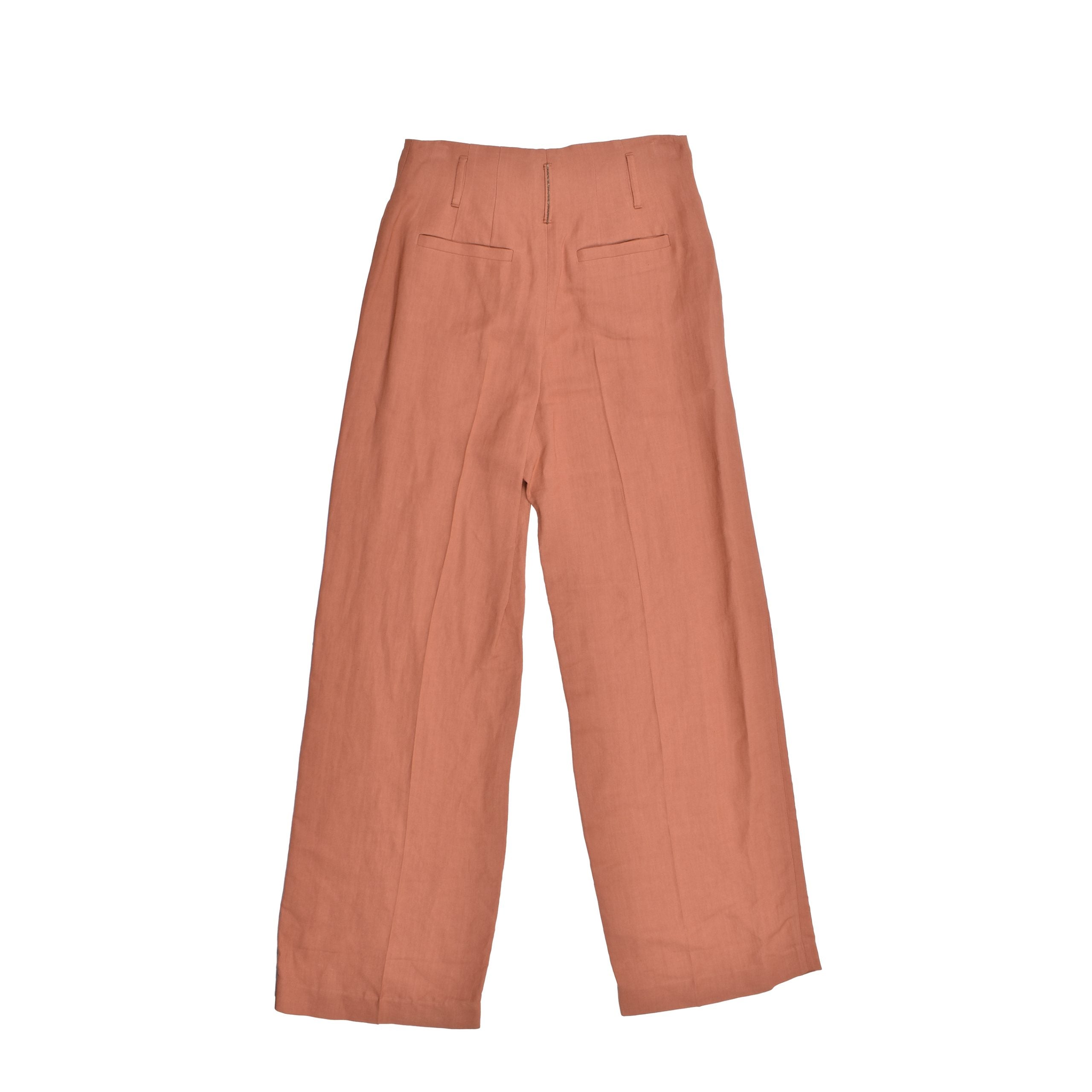 Brunello Cucinelli Orange Viscose Casual Pants