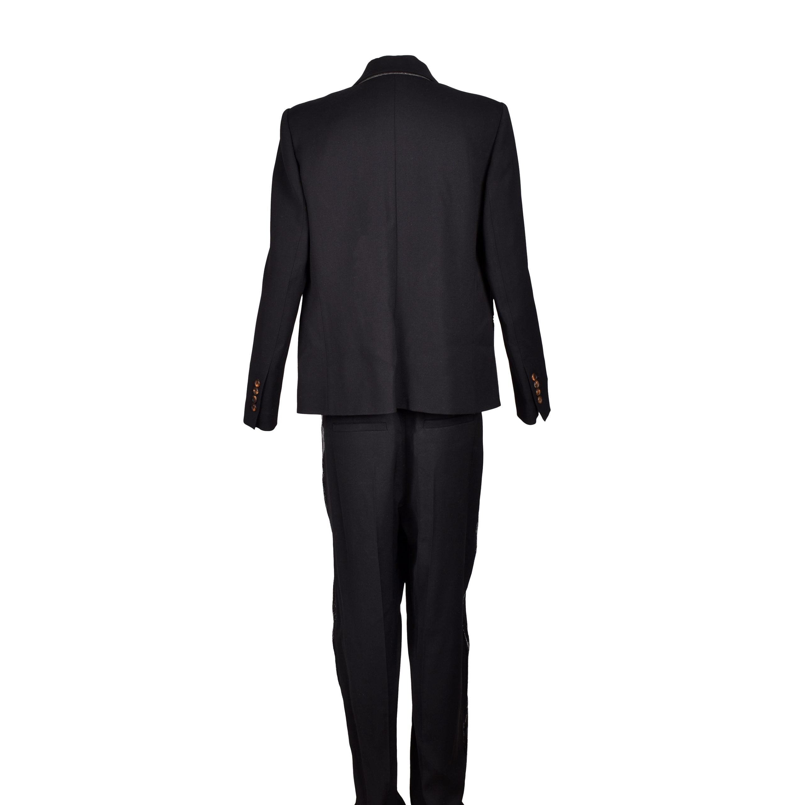 Brunello Cucinelli Black Viscose Two-Piece Suit