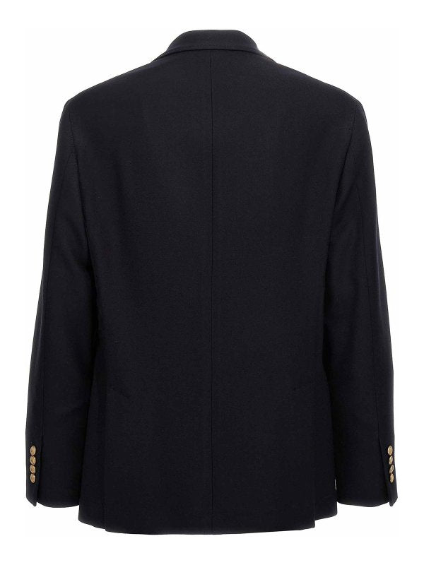 Brunello Cucinelli Blue Wool Blazer