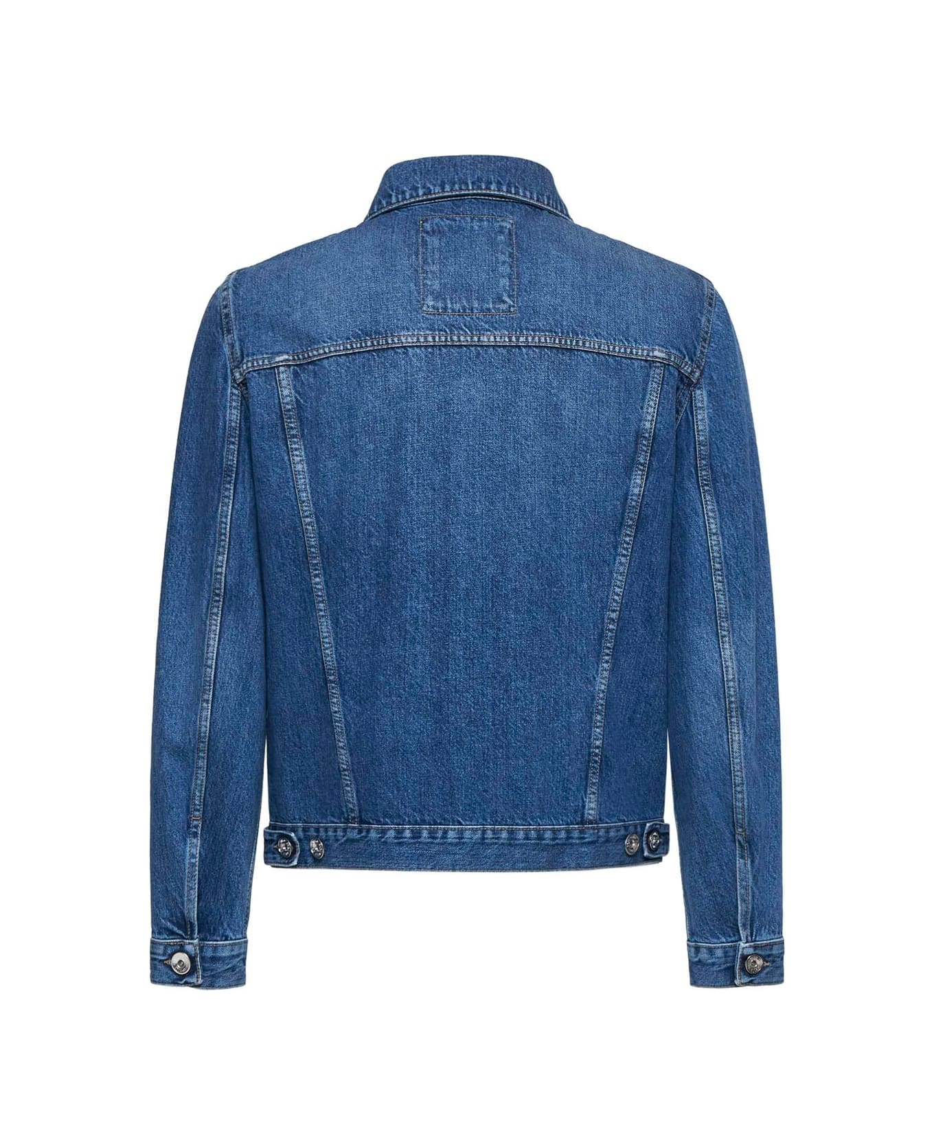 Brunello Cucinelli Blue Cotton Denim Jacket