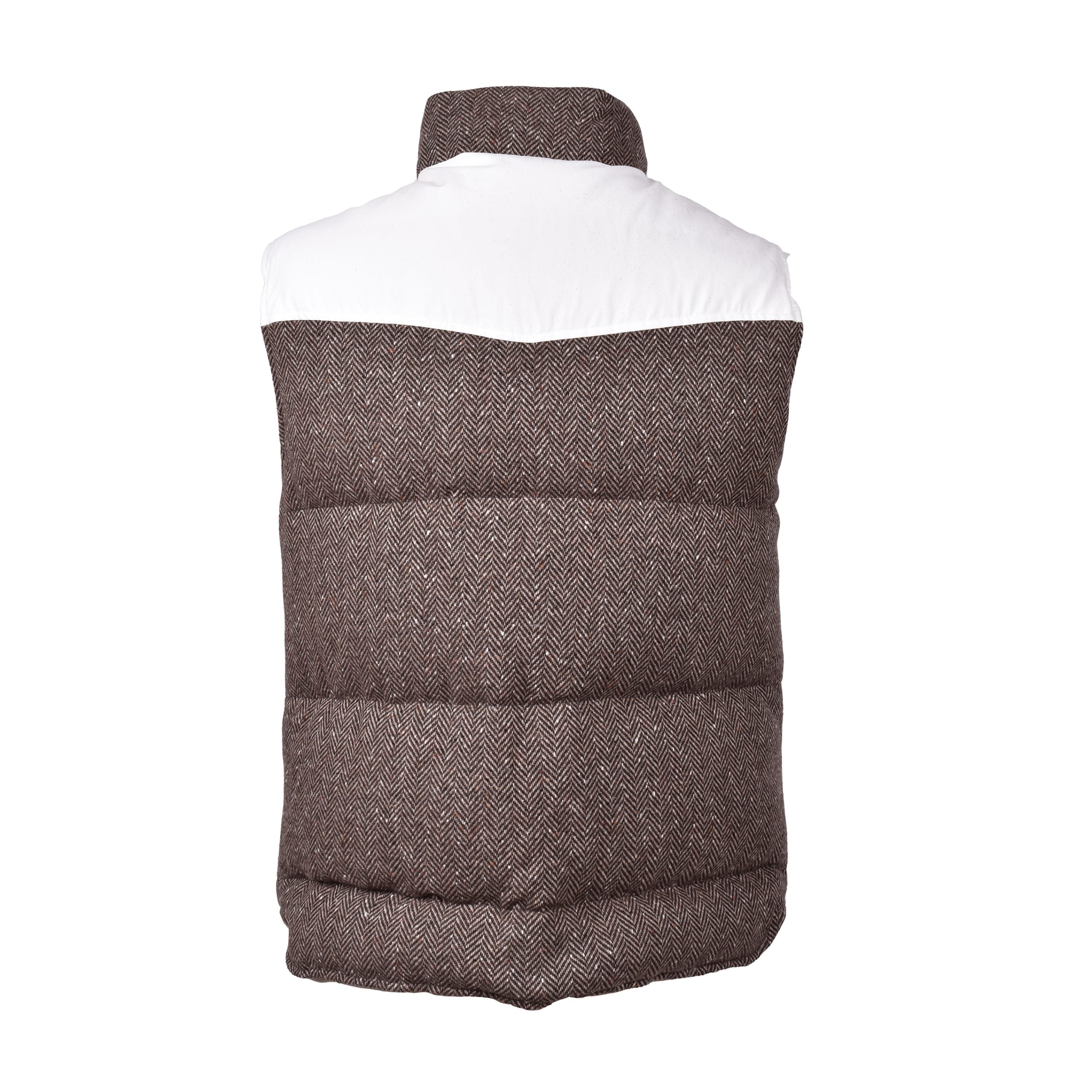 Brunello Cucinelli Brown Wool Sleveless Jacket