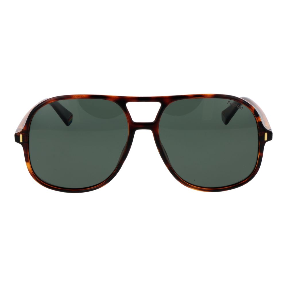 Polaroid Brown Polycarbonate Sunglasses