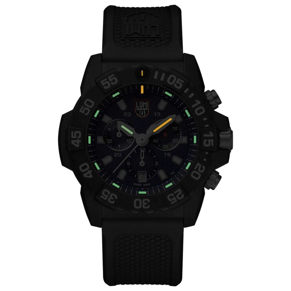 Luminox Black Rubber Sport Watch