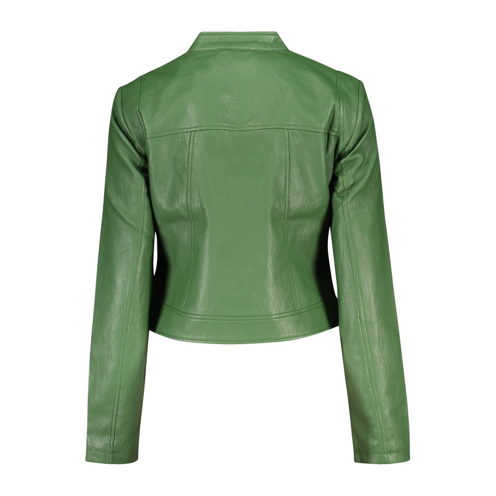 Desigual Verde Poliuretano Women Jacket