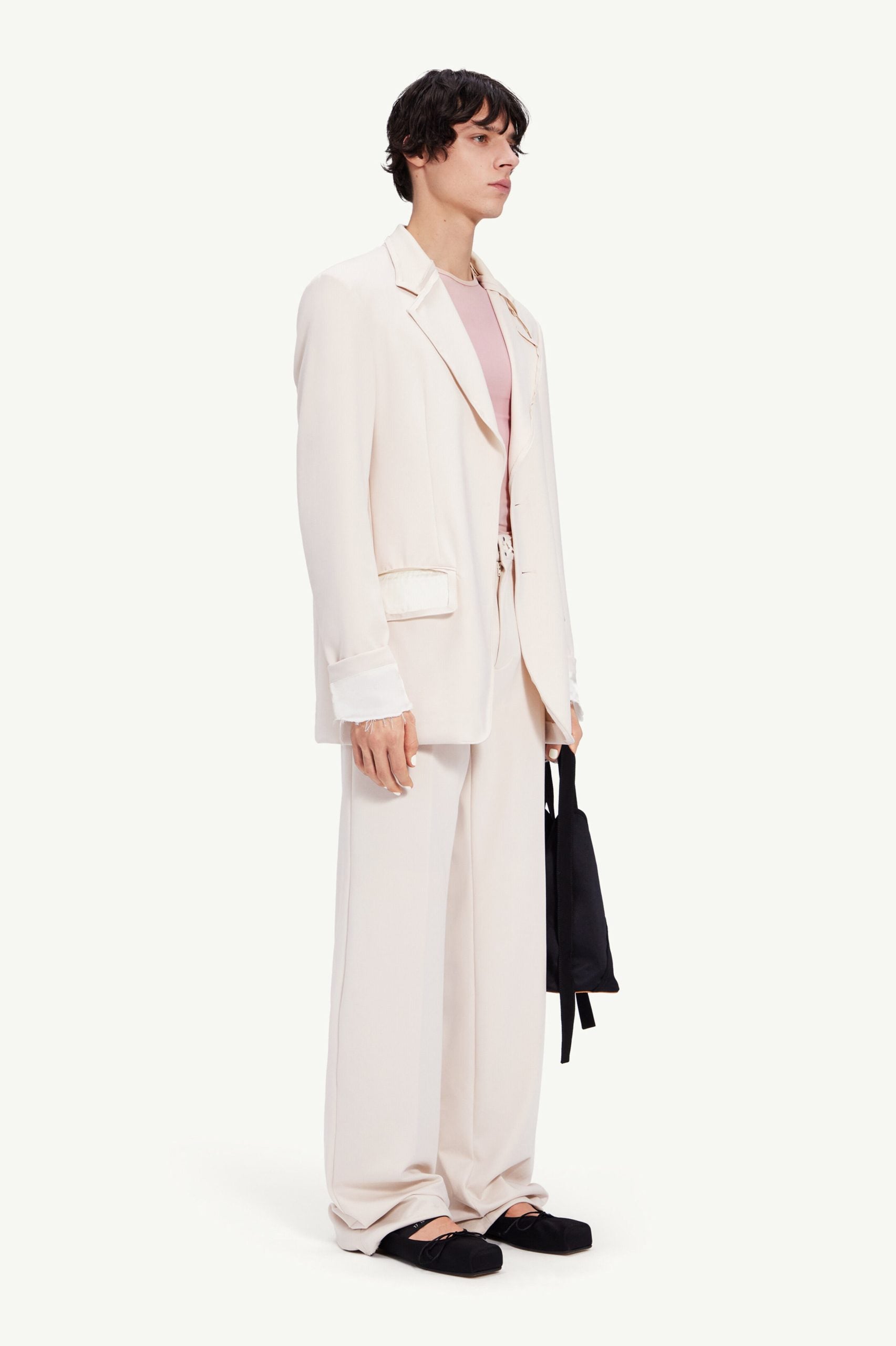 Maison Margiela Beige Fibres Two-Piece Suit