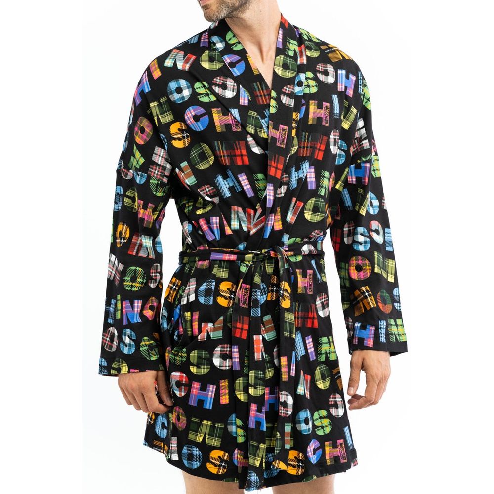 Moschino Multicolor Cotton Robe