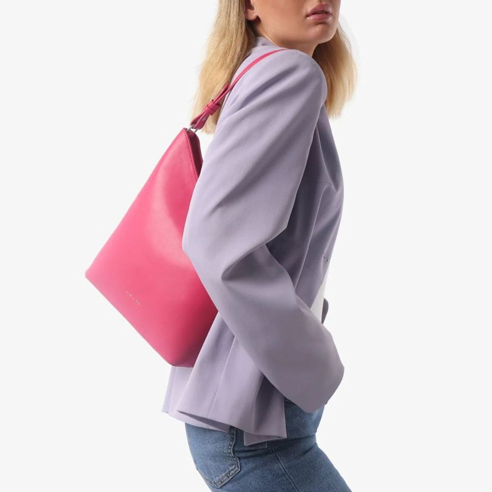 MIRIADE Black Polyethylene Shoulder Bag