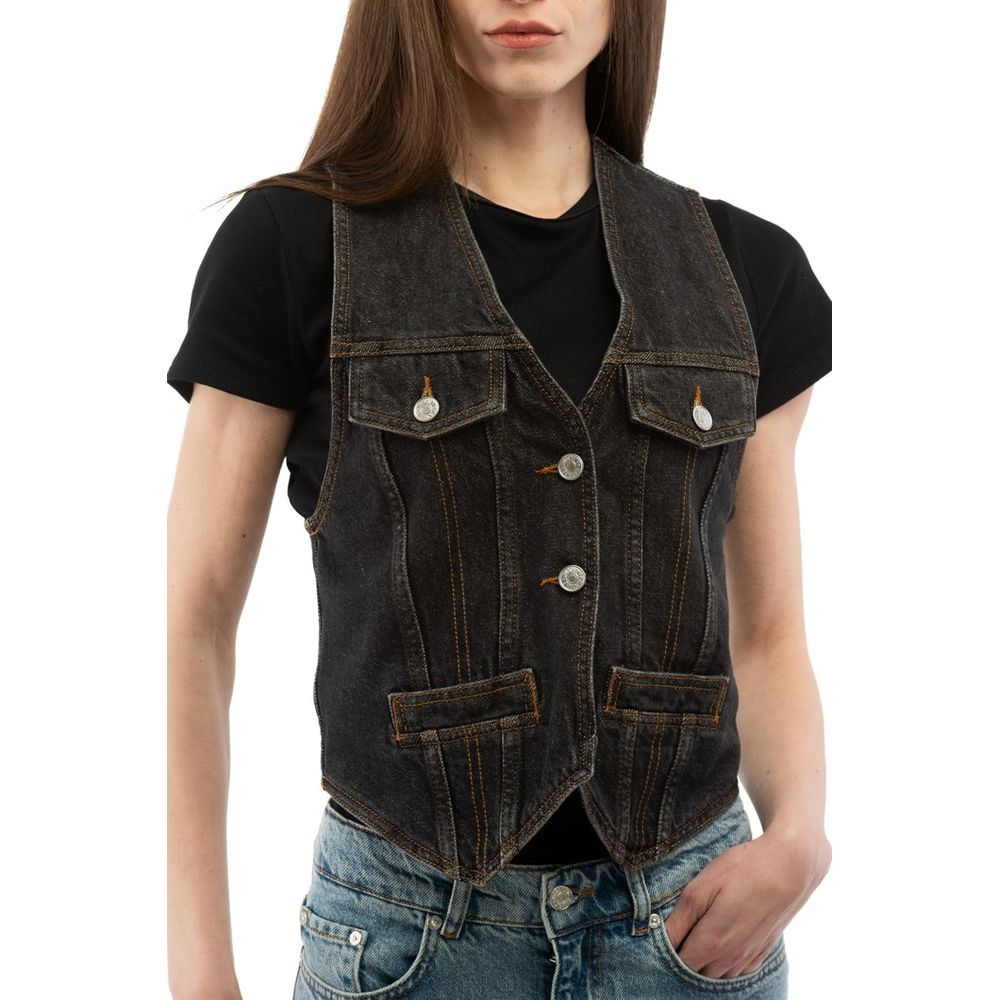 Moschino Multicolor Cotton Waistcoat