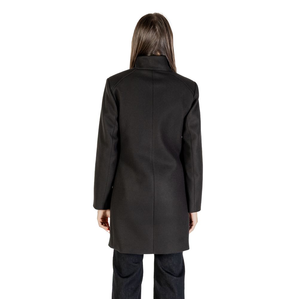 Liu Jo Black Polyester Coat