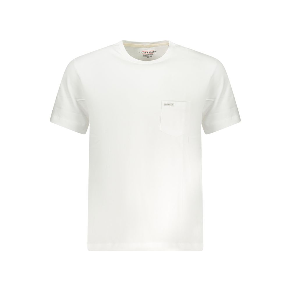 Guess Jeans Bianco Cotton Men T-Shirt