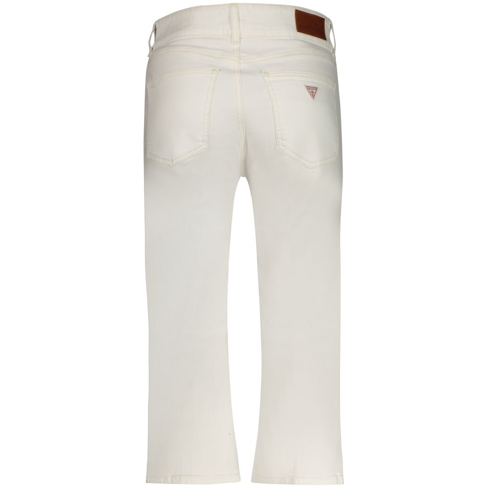 Guess Jeans Bianco Cotton Women Capri