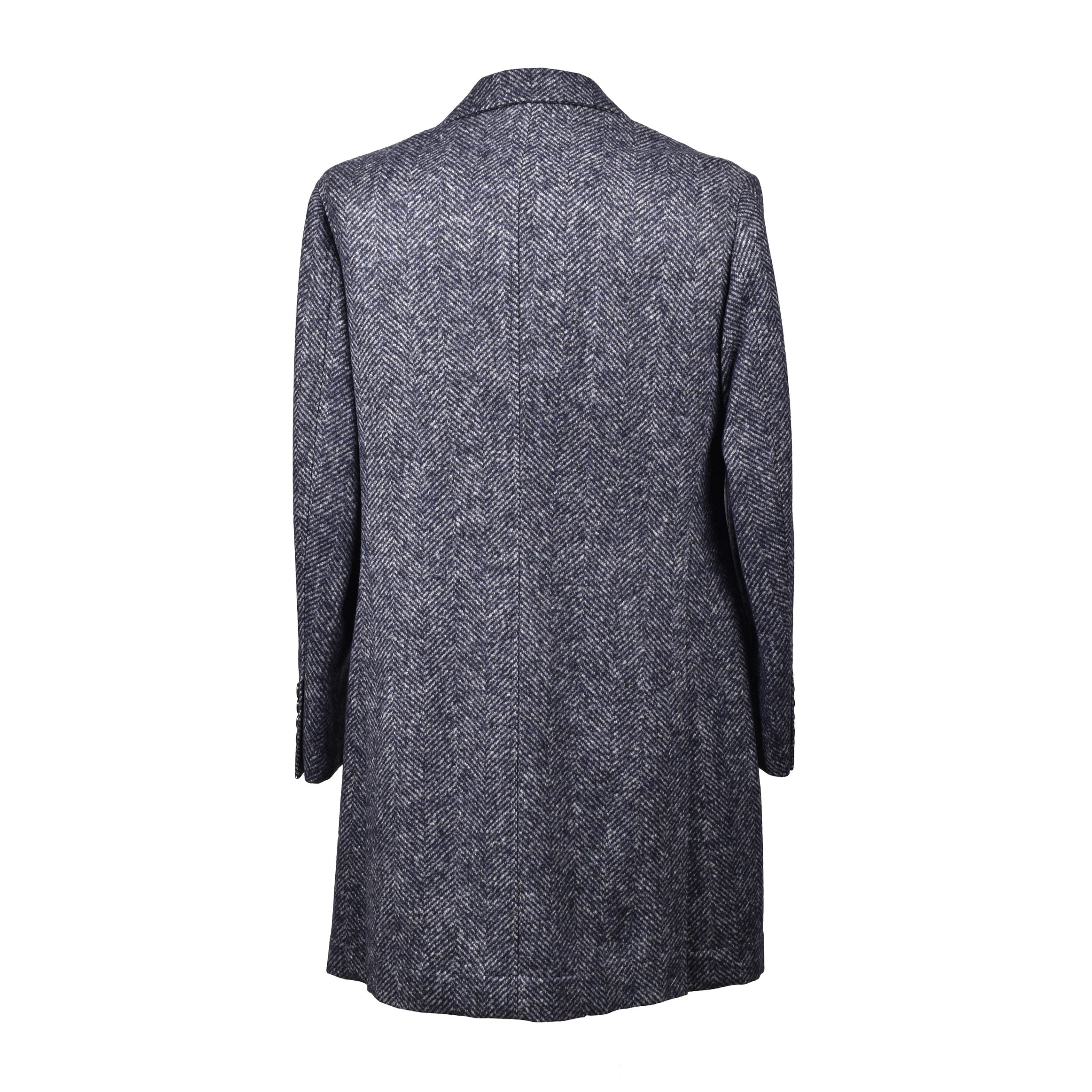 Brunello Cucinelli Blue Wool Coat