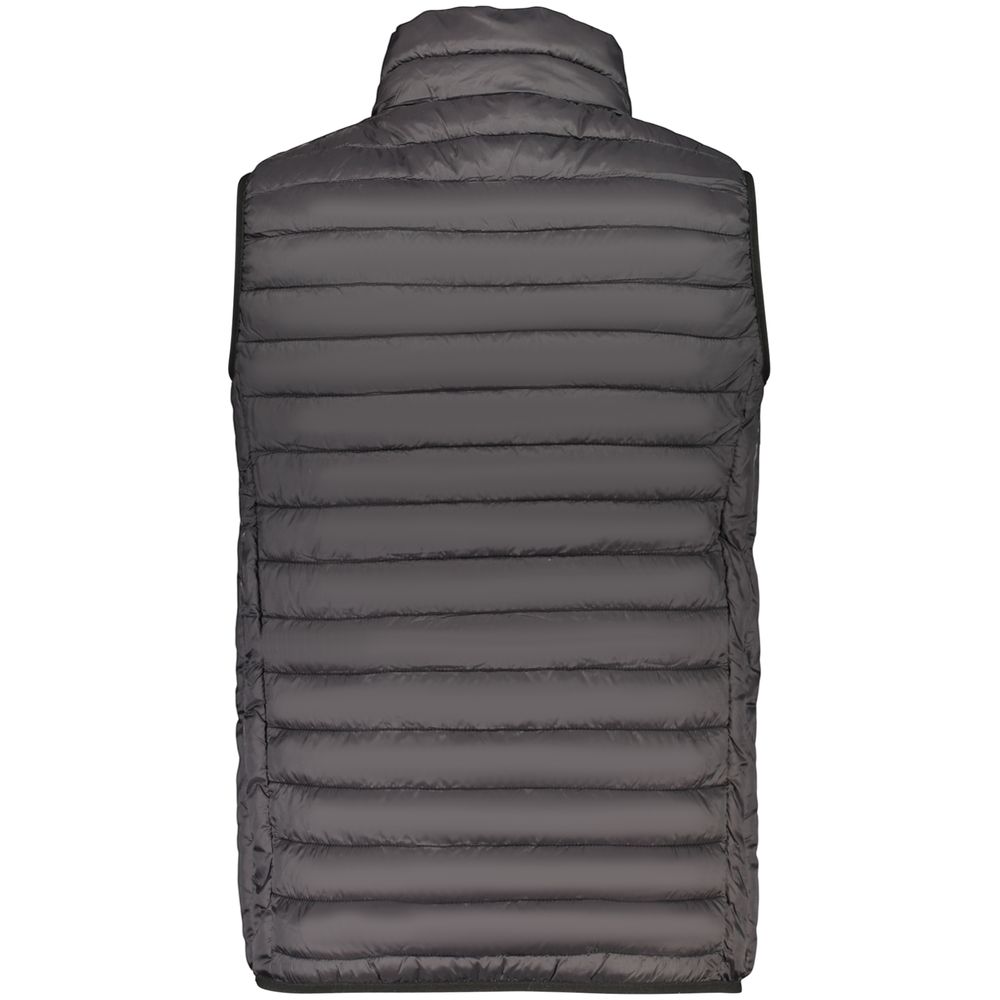 U.S. Grand Black Polyester Sleveless Jacket