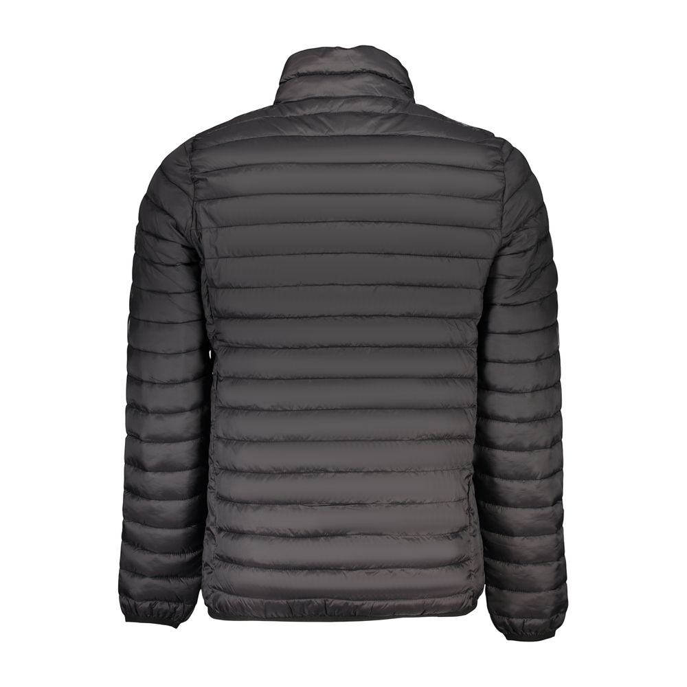 U.S. Grand Black Polyester Full-Length Jacket