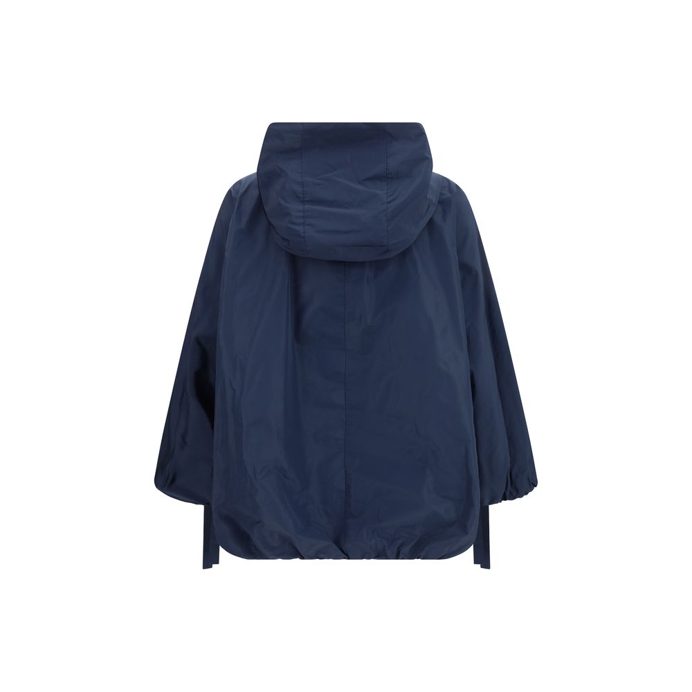 'S Max Mara Blue Polyester Trench Coat