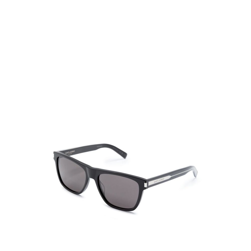 Saint Laurent Black Acetate Sunglasses