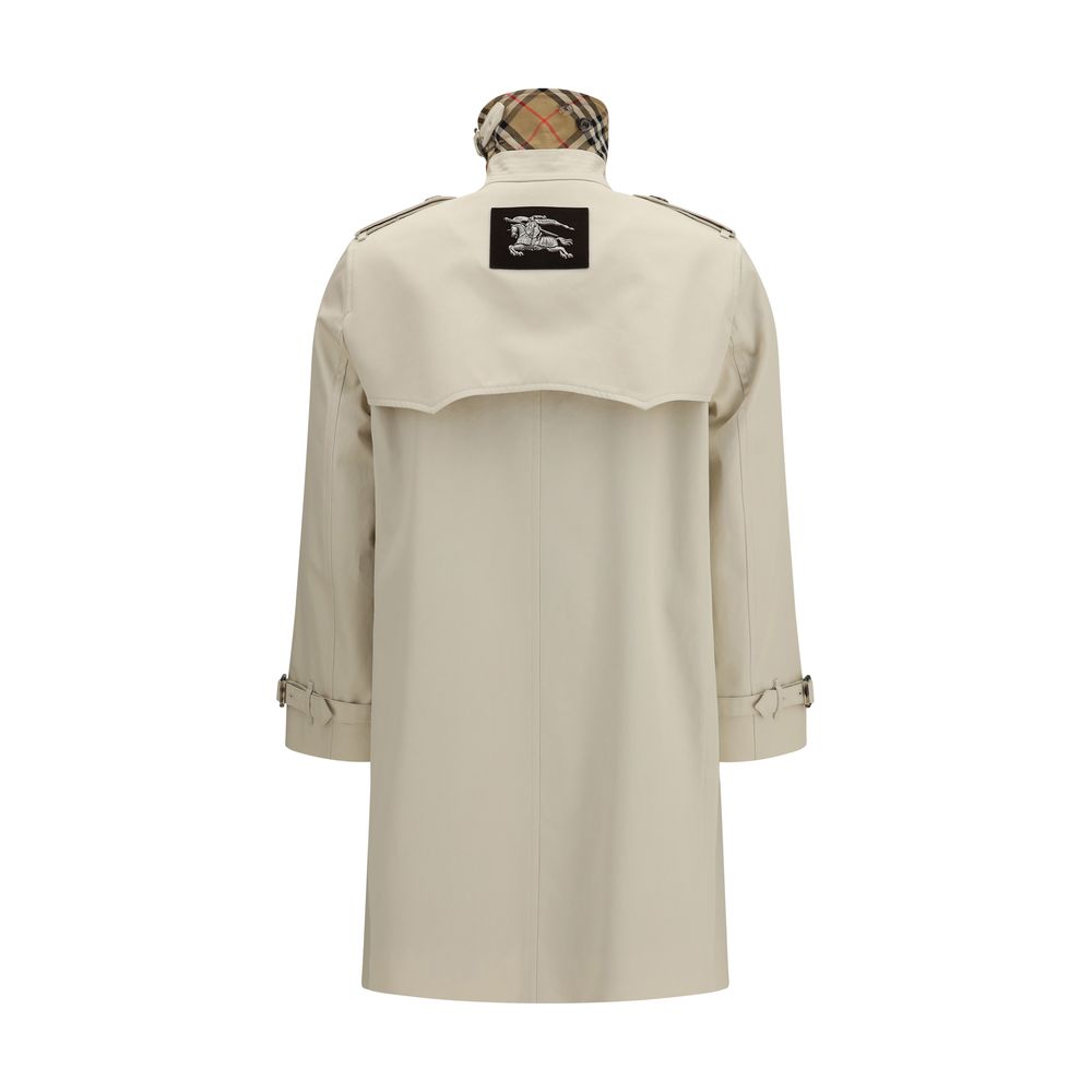 Burberry Beige Cotton Trench Coat