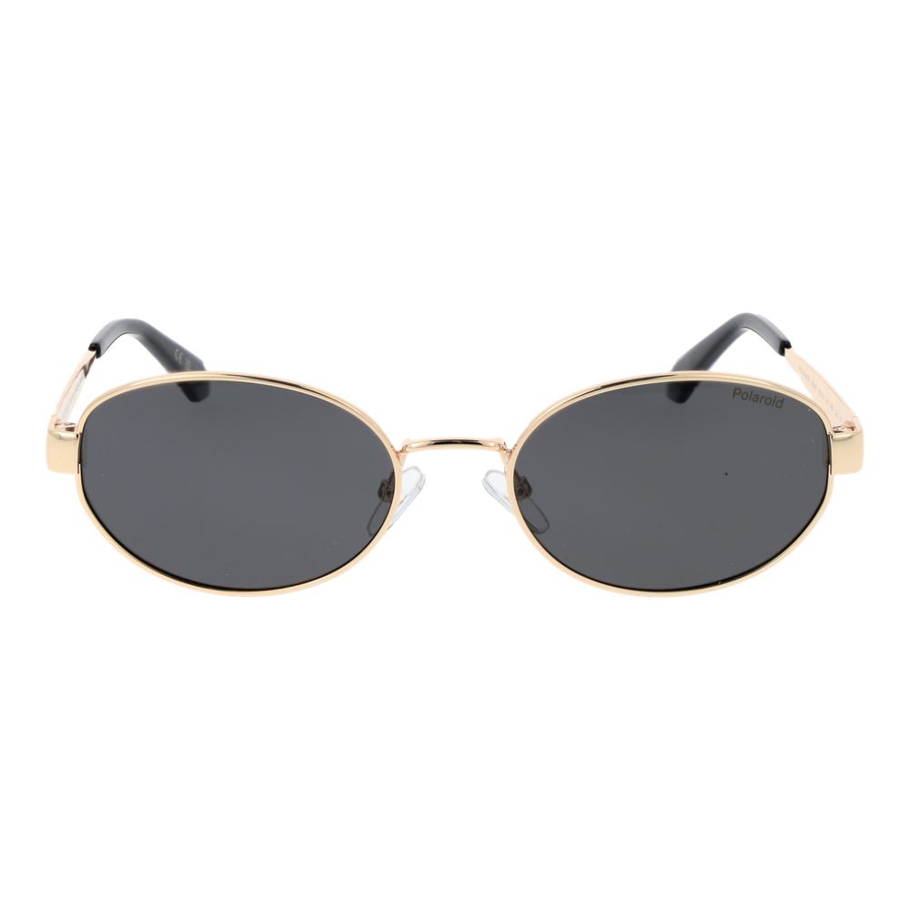 Polaroid Gold Metal Sunglasses